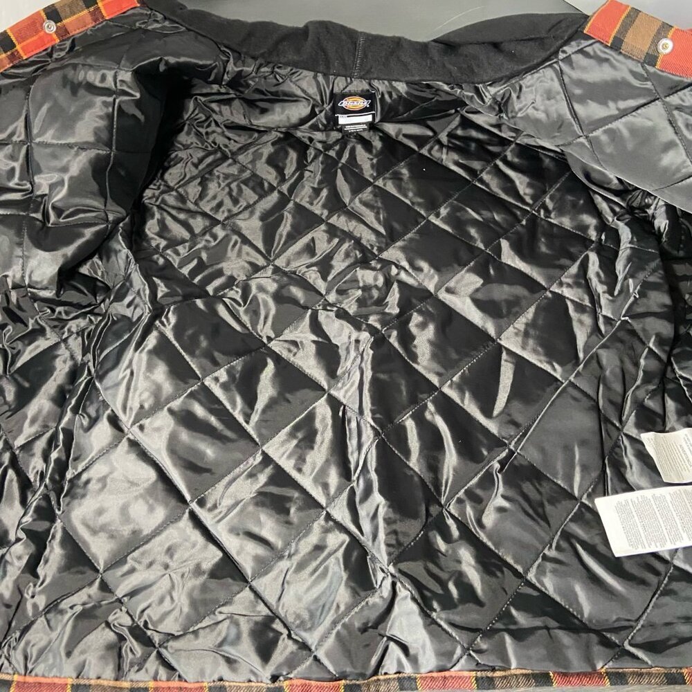 Dickies Hooded Quilted Flannel Plaid Jacket – Youth L (Fits Adult S) – NWT - Picture 7 of 9